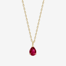 K10PG ♡ エステール リバーシブル ストーンネックレス HORSESHOE BLUE MOON STONE(6月) NECKLACE(2JN1071)K10