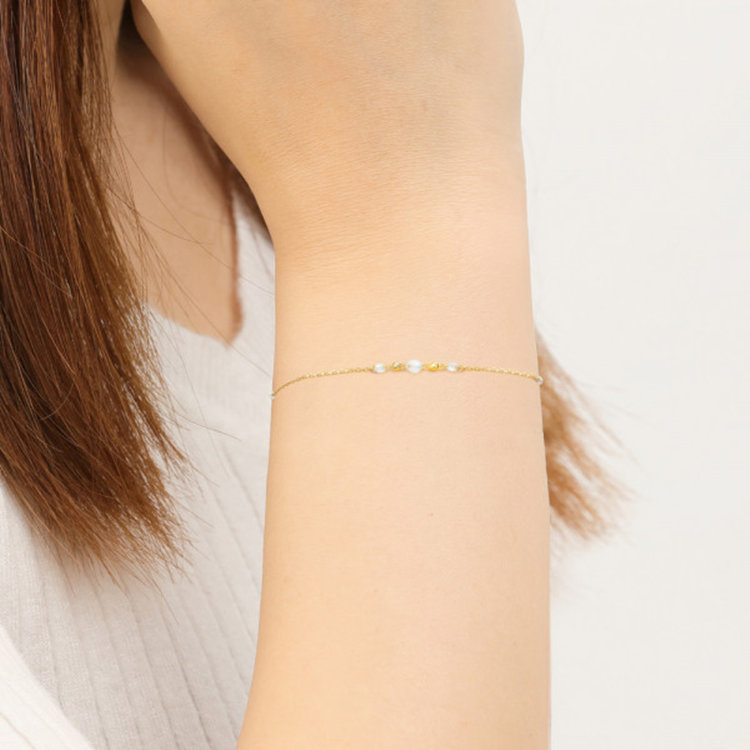 ESTELLE エステール K18 イエローゴールド ブレスレット イエローゴールド