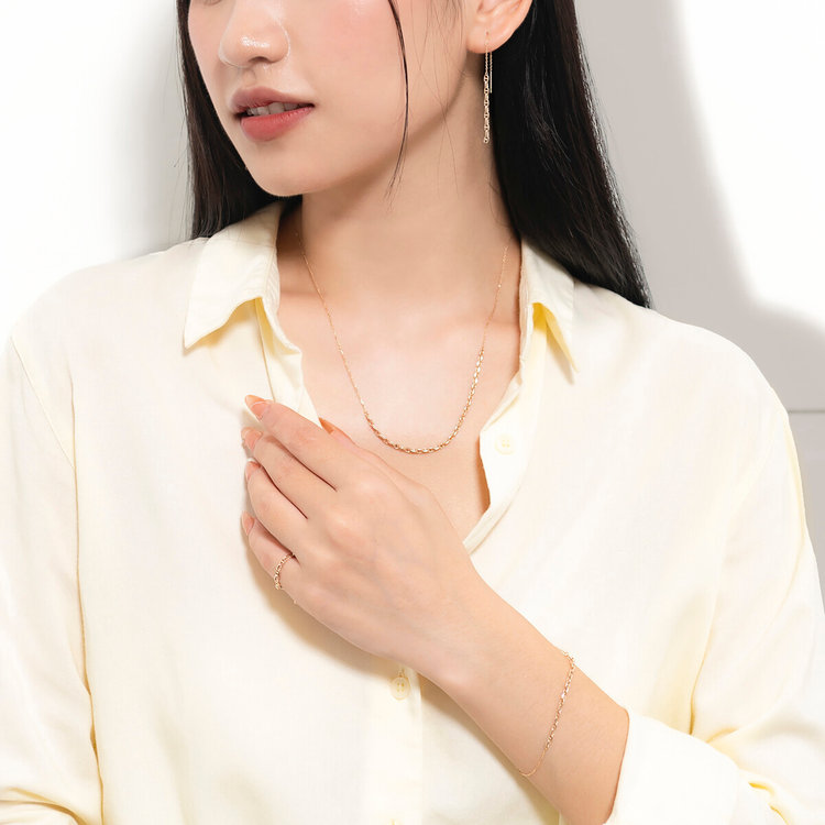 ESTELLE エステール 【WEB限定】K10 イエローゴールド ブレスレット イエローゴールド