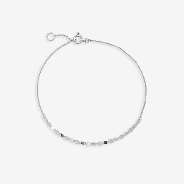 BLOOM ホワイトゴールド ネックレス、ブレスレットセット BLOOM ホワイトゴールド ネックレス、ブレスレットセット