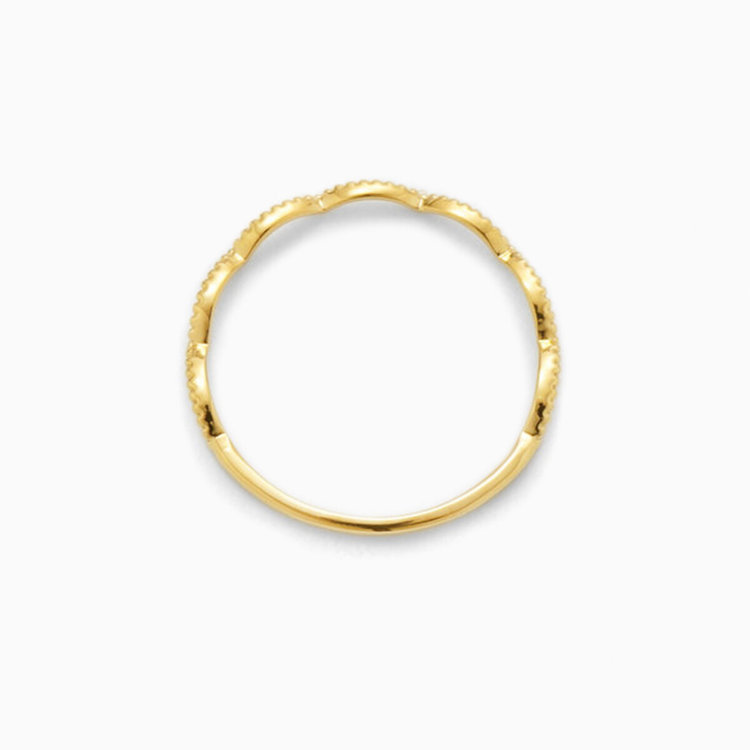 ESTELLE エステール 【WEB限定】シルバー イエローゴールドメッキ リング（指輪） イエロー