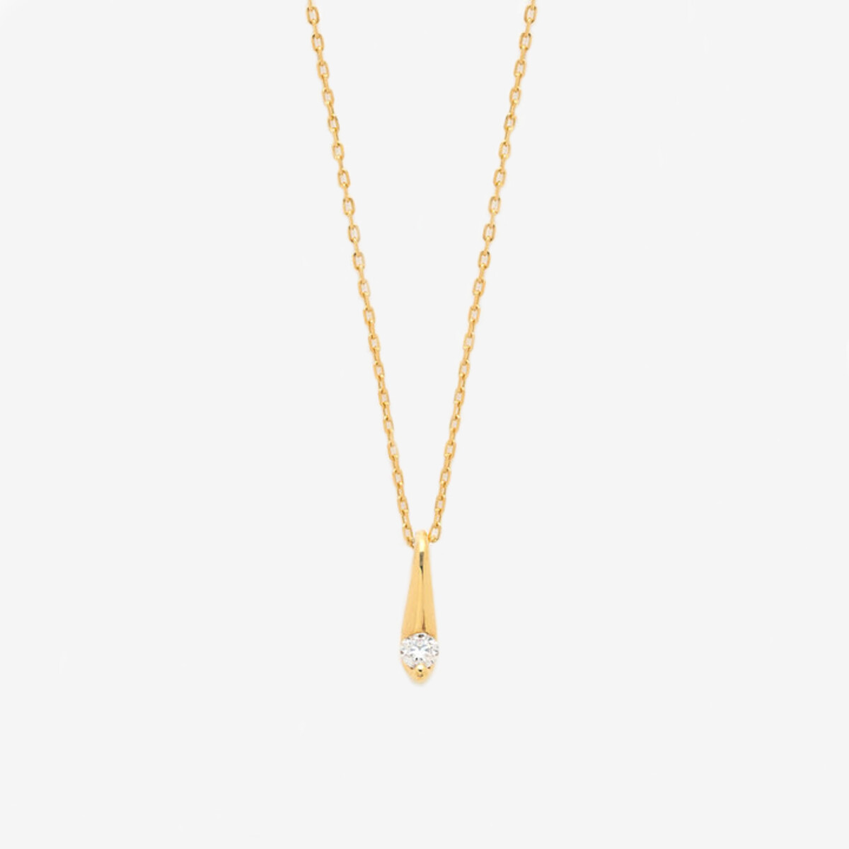 WEB限定】K18 イエローゴールド ダイヤモンド ネックレス（0.25ct