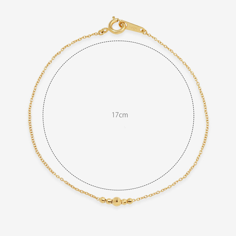 ESTELLE エステール シルバー イエローゴールドメッキ ブレスレット イエロー