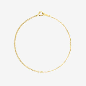 シルバー イエローゴールドメッキ ブレスレット