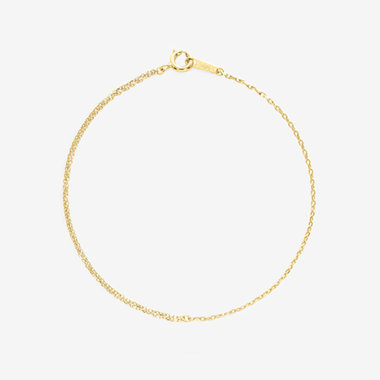 シルバー イエローゴールドメッキ ブレスレット