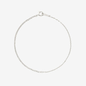 シルバー ロジウムメッキ ブレスレット