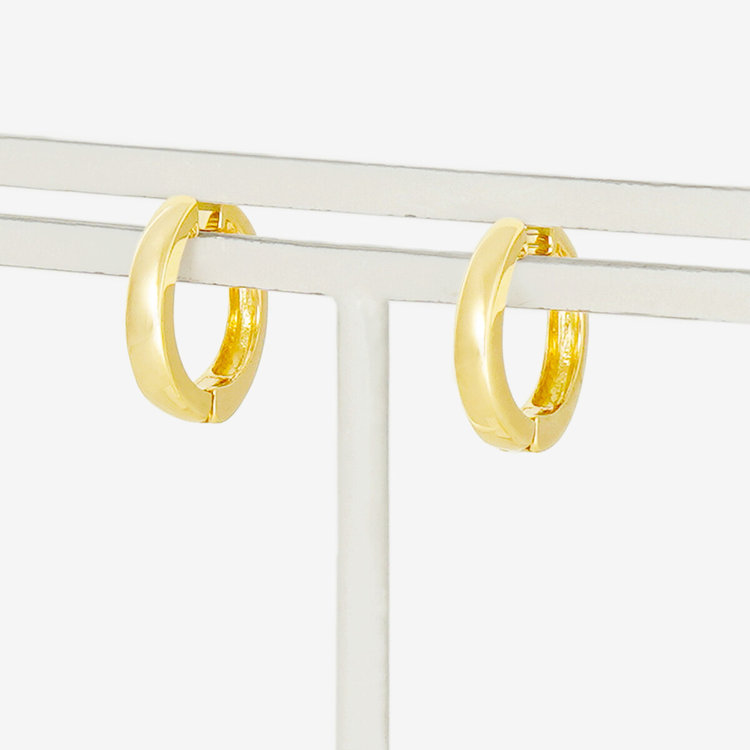 ESTELLE エステール シルバー イエローゴールドメッキ イヤリング イエロー