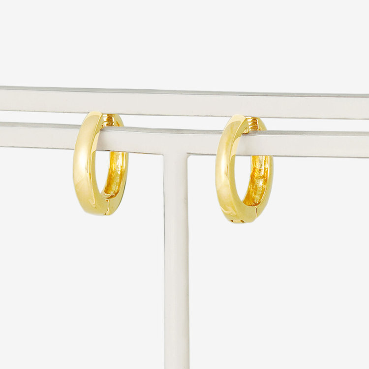 ESTELLE エステール シルバー イエローゴールドメッキ イヤリング イエロー