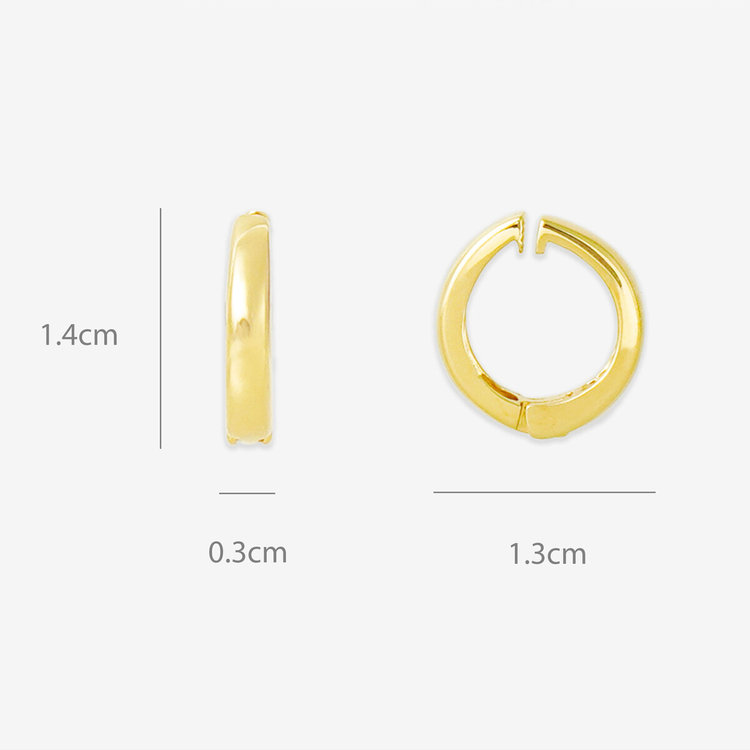 ESTELLE エステール シルバー イエローゴールドメッキ イヤリング イエロー