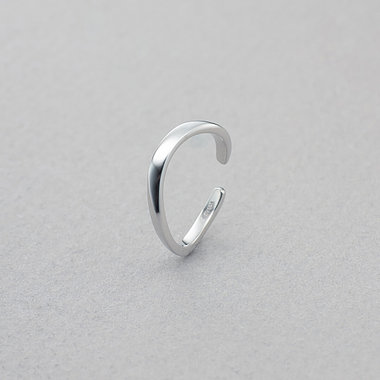 シルバー ロジウムメッキ イヤーカフ ※片耳用