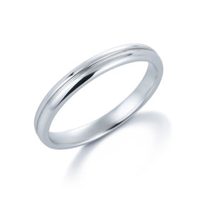 【受注生産】プラチナ マリッジリング<Something Blue保証書>