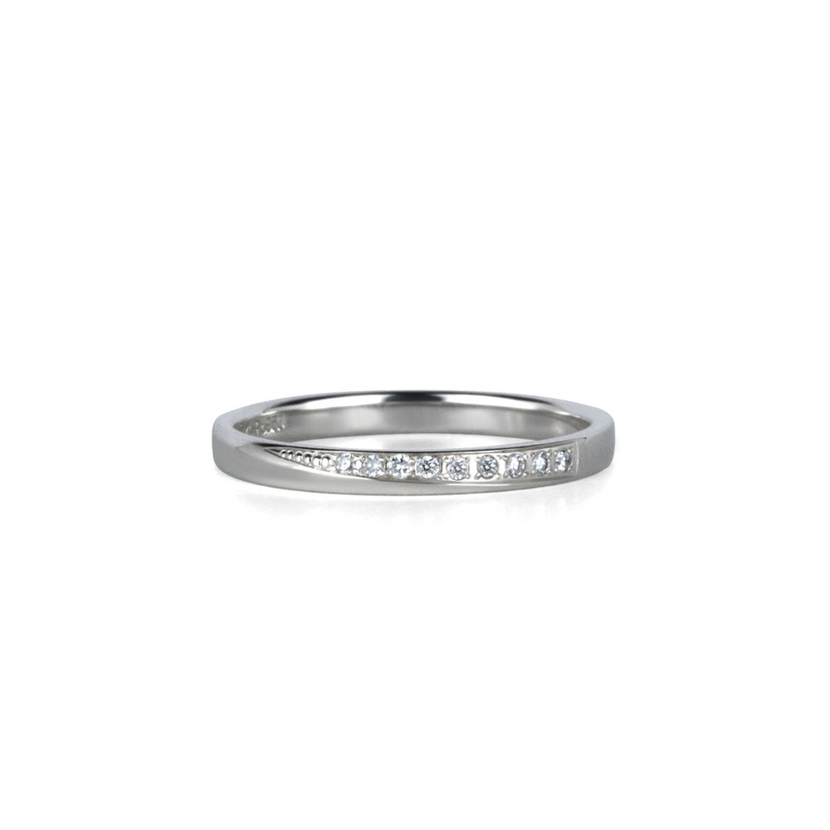 プラチナ950ダイヤ0.15リング(15号) 婚約指輪】Pt950 ダイヤモンド リング (0.15~0.19ct/G/VS2/EX