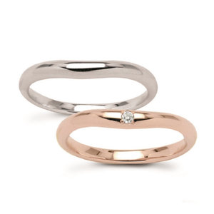 Vライン ダイヤモンド ペアリング