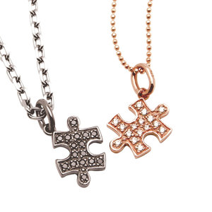 パズル ペアネックレス チャーム