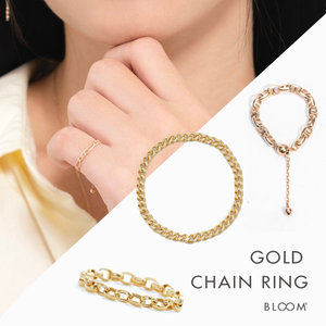 【RECOMMEND】GOLD CHAIN RING