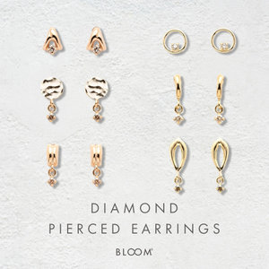 【RECOMMEND】DIAMOND PIERCED EARRINGS