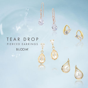 【RECOMMEND】TEAR DROP　PIERCED EARRINGS