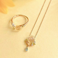 アクセサリー HIMAWARI 𝗛𝗶𝗺𝗮𝘄𝗮𝗿𝗶 & 𝐫𝐮𝐛𝐚𝐧 / ring set🌻౨ৎ | Cerise &