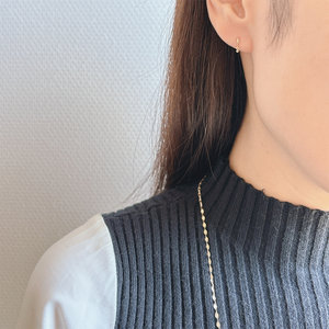 エステール ブルーム クォーツ ピアス ネックレス K10 イエローゴールド WEB限定】K10 イエローゴールド ダイヤモンド ネックレス（0442