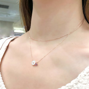 bloom ミラーカットチェーンネックレス　PG k18 K18 イエローゴールド ミラーカットチェーン ネックレス（0304