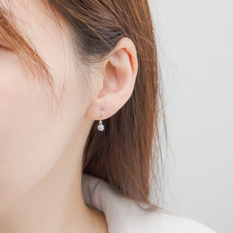 BLOOM ロンデル K10 アメリカンピアス BLOOM（アクセサリー） ピアス K10 イエローゴールド