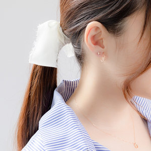 【未使用】BLOOM(エステール) k18 フープピアス K18 イエローゴールド フープ ピアス（0202-3298-0019