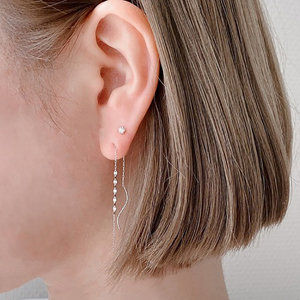 WEB限定】プラチナ ダイヤモンド ピアス（0212-1812-0014）｜ESTELLE