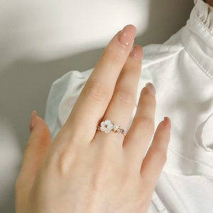 Birth Flower】【美人百花掲載】9月誕生花 K10 ピンクゴールド