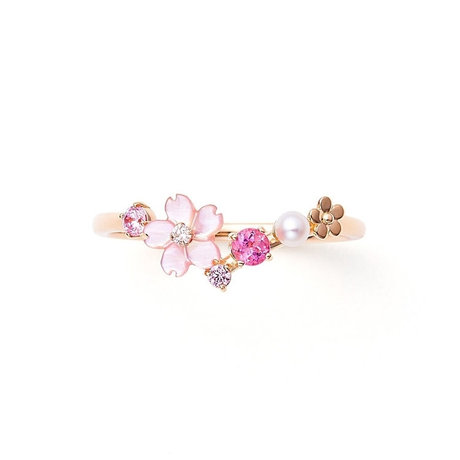 K10 ピンクゴールド サクラ リング