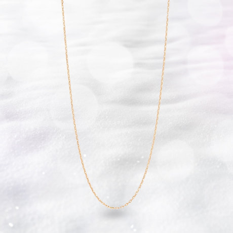 K18イエローゴールド ミラーカットネックレス