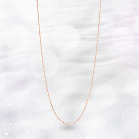 K18ピンクゴールド ミラーカットネックレス