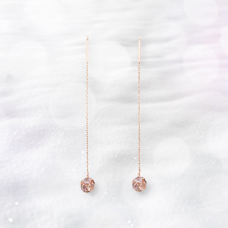 K10ピンクゴールド アメリカンピアス