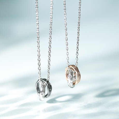 ステンレス ペアネックレス