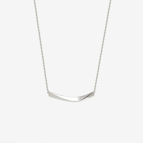 Silver Diamond Necklace